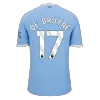 Calidad Premium Camiseta DE BRUYNE #17 Manchester City 2025/26 Primera Equipación -Versión Hincha - camisetasfutbol