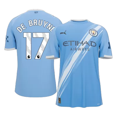Calidad Premium Camiseta DE BRUYNE #17 Manchester City 2025/26 Primera Equipación -Versión Hincha - camisetasfutbol