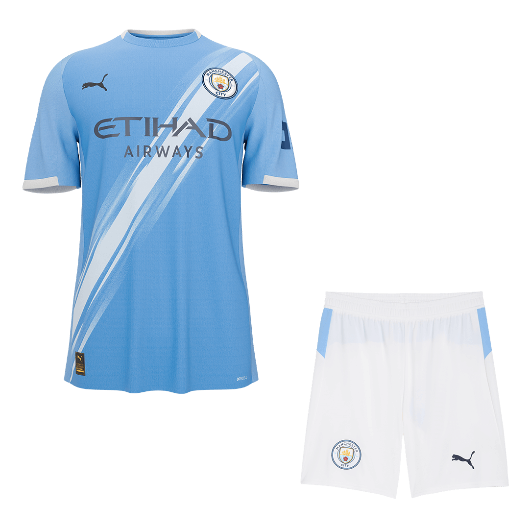Calidad Premium Conjunto Manchester City 2025/26 Primera Equipación (Camiseta + Pantalón Corto) - camisetasfutbol