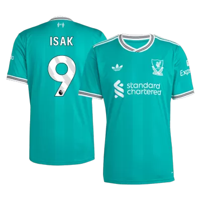 Camiseta ISAK #9 Liverpool 2025/26 Tercera Equipación - Versión Hincha - camisetasfutbol