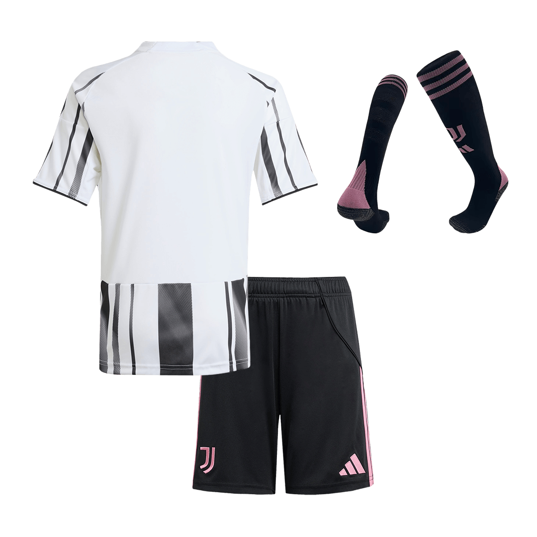 Miniconjunto Completo Juventus 2025/26 Primera Equipación Niño - camisetasfutbol
