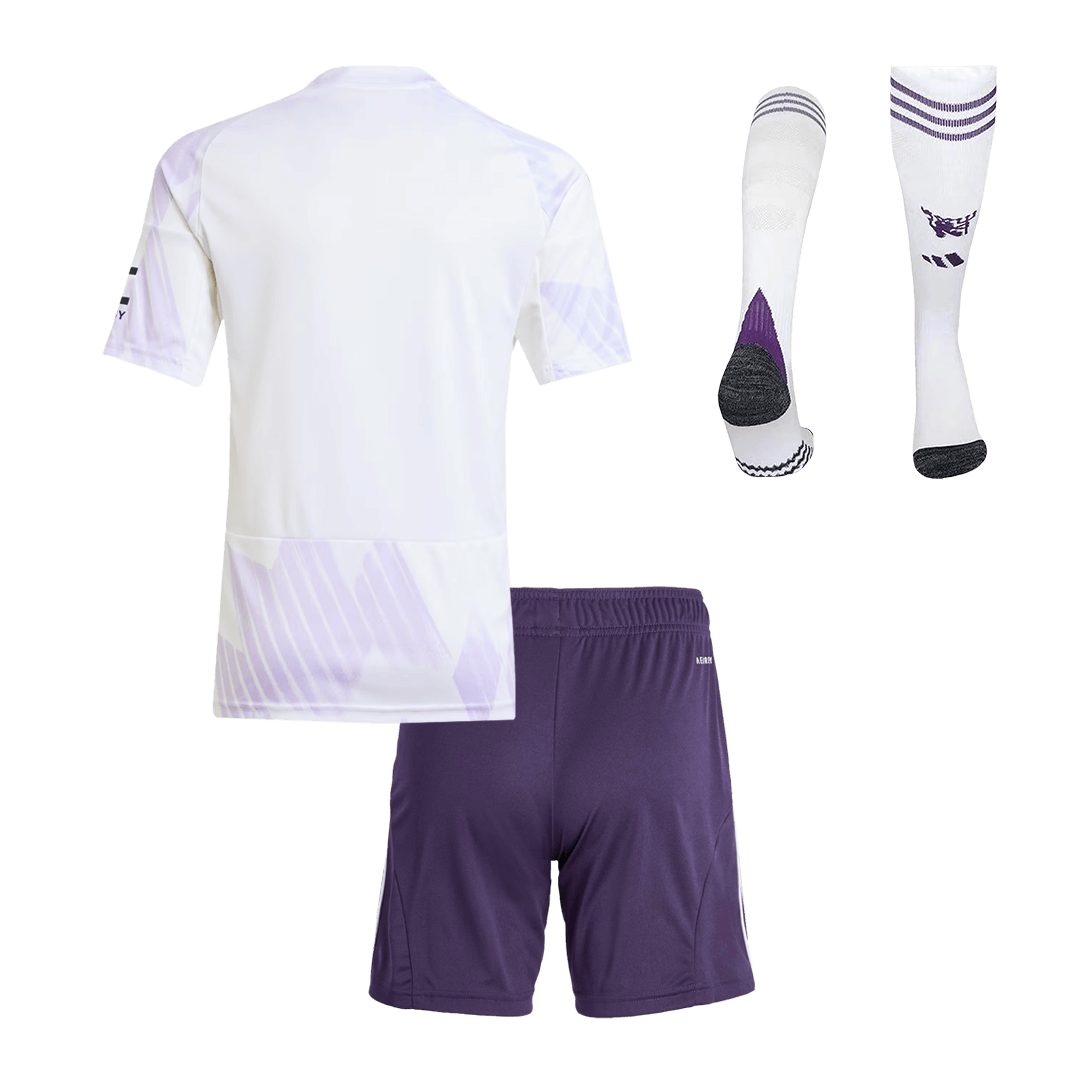 Miniconjunto Completo Manchester United 2025/26 Segunda Equipación Niño - camisetasfutbol