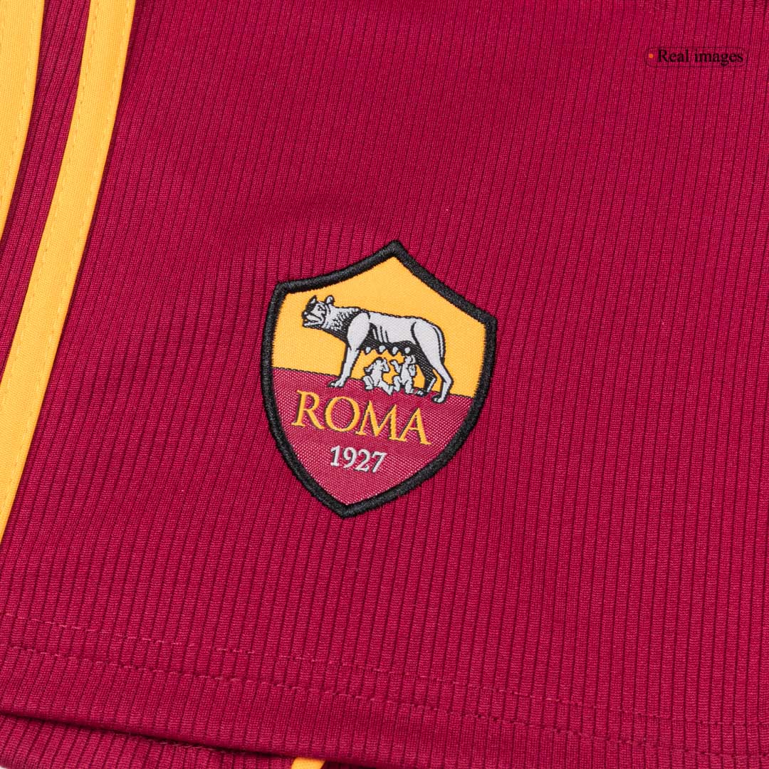 Miniconjunto Roma 2025/26 Primera Equipación Niño - camisetasfutbol