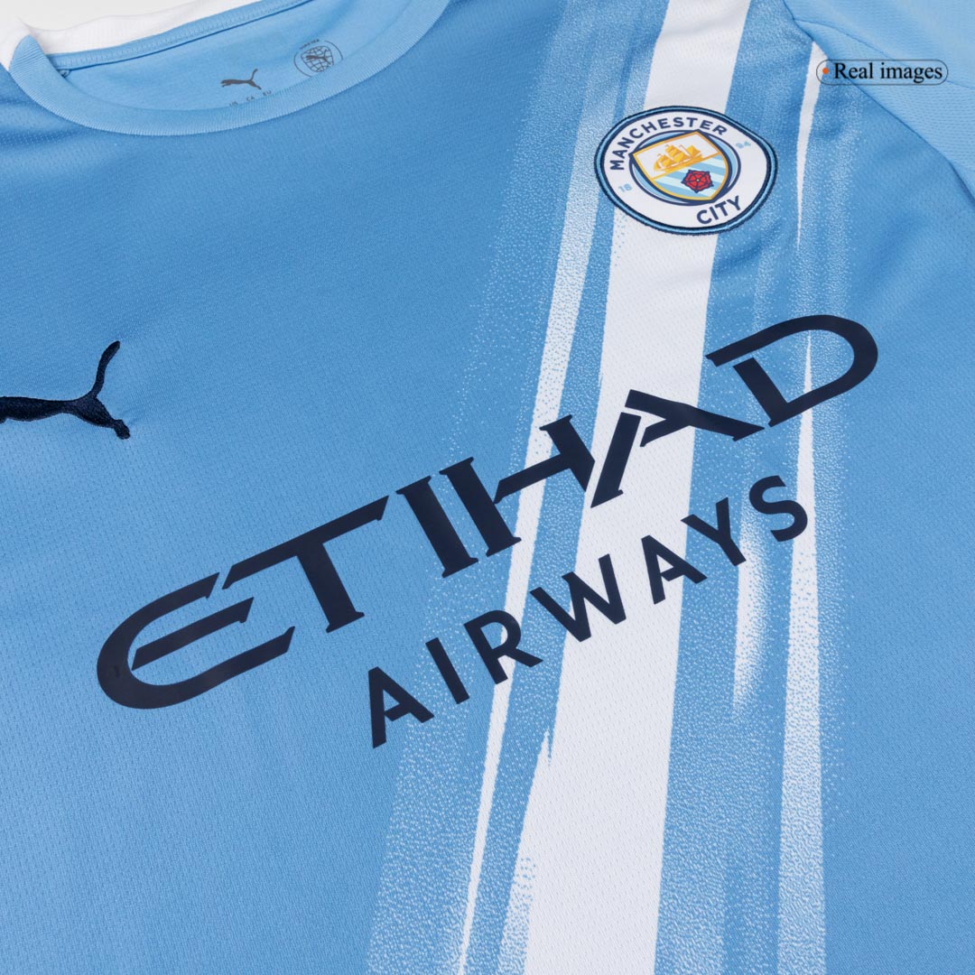 Calidad Premium Conjunto Manchester City 2025/26 Primera Equipación (Camiseta + Pantalón Corto) - camisetasfutbol