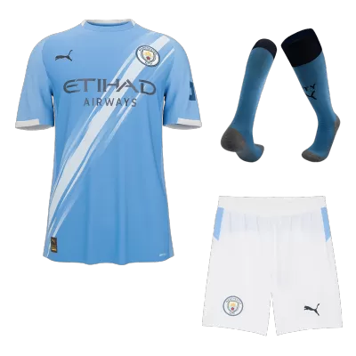 Calidad Premium Conjunto Completo Manchester City 2025/26 Primera Equipación - camisetasfutbol