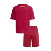 Miniconjunto Roma 2025/26 Primera Equipación Niño - camisetasfutbol
