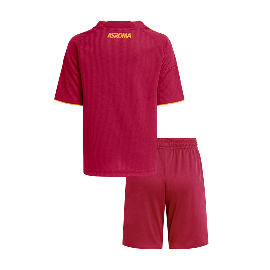 Miniconjunto Roma 2025/26 Primera Equipación Niño - camisetasfutbol