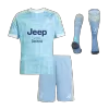 Miniconjunto Completo Juventus 2025/26 Segunda Equipación Niño - camisetasfutbol