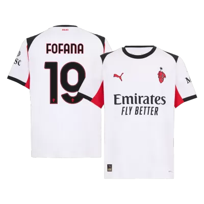 Camiseta FOFANA #19 AC Milan 2025/26 Segunda Equipación - Versión Hincha - camisetasfutbol