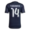 Camiseta Auténtica TCHOUAMENI #14 Real Madrid 2025/26 Segunda Equipación - Versión Jugador - camisetasfutbol