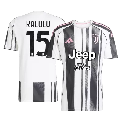 Camiseta KALULU #15 Juventus 2025/26 Primera Equipación - Versión Hincha - camisetasfutbol