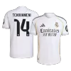 Camiseta Auténtica TCHOUAMENI #14 Real Madrid 2025/26 Primera Equipación - Versión Jugador - camisetasfutbol