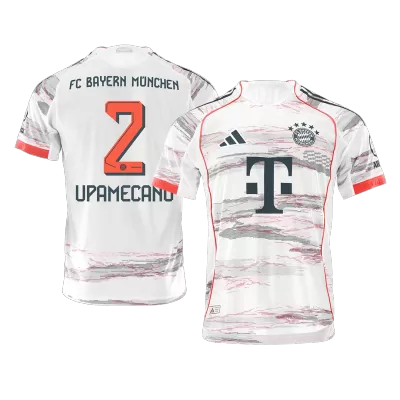 Camiseta Auténtica UPAMECANO #2 Bayern Munich 2025/26 Segunda Equipación - Versión Jugador - camisetasfutbol