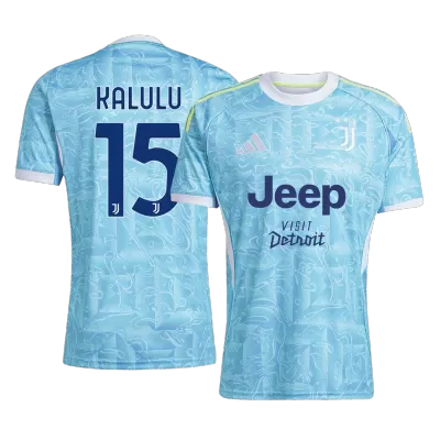 Camiseta KALULU #15 Juventus 2025/26 Segunda Equipación - Versión Hincha - camisetasfutbol