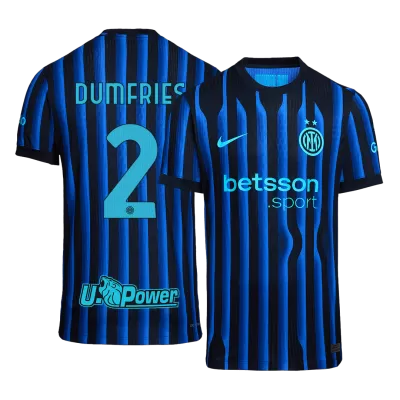 Camiseta Auténtica DUMFRIES #2 Inter de Milán 2025/26 Primera Equipación - Versión Jugador - camisetasfutbol