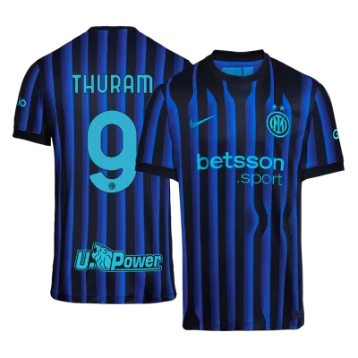 Camiseta THURAM #9 Inter de Milán 2025/26 Primera Equipación - Versión Hincha - camisetasfutbol