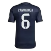 Camiseta Auténtica CAMAVINGA #6 Real Madrid 2025/26 Segunda Equipación - Versión Jugador - camisetasfutbol
