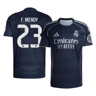 Camiseta F.MENDY #23 Real Madrid 2025/26 Segunda Equipación - Versión Hincha - camisetasfutbol