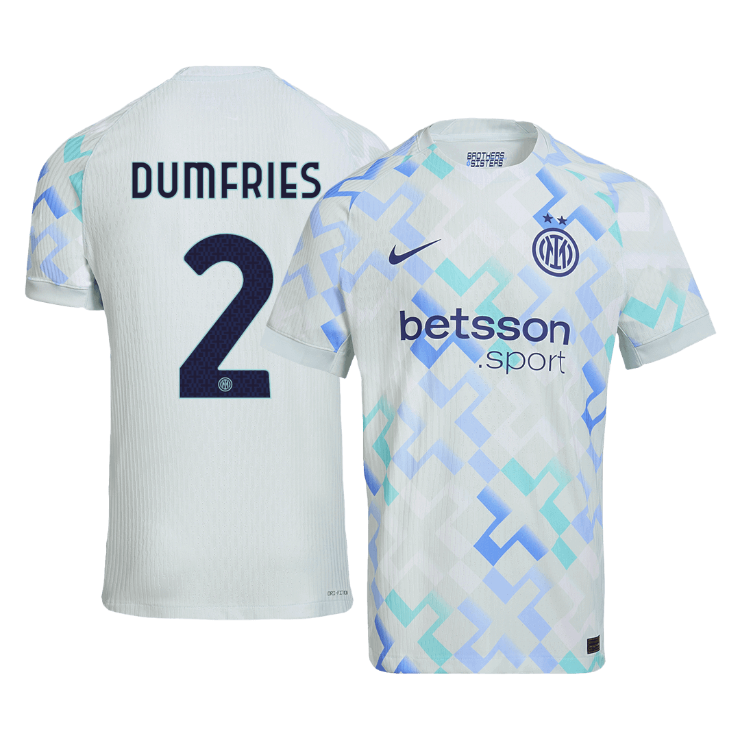 Camiseta Auténtica DUMFRIES #2 Inter de Milán 2025/26 Segunda Equipación - Versión Jugador - camisetasfutbol