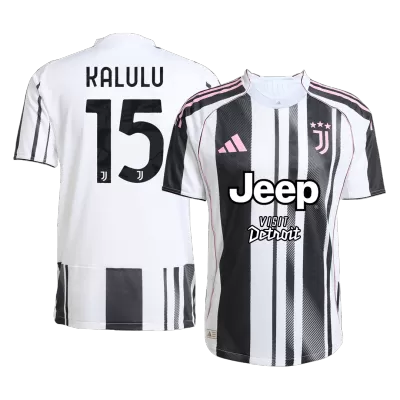 Camiseta Auténtica KALULU #15 Juventus 2025/26 Primera Equipación - Versión Jugador - camisetasfutbol
