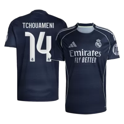 Camiseta TCHOUAMENI #14 Real Madrid 2025/26 Segunda Equipación - Versión Hincha - camisetasfutbol