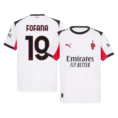 Camiseta Auténtica FOFANA #19 AC Milan 2025/26 Segunda Equipación - Versión Jugador - camisetasfutbol