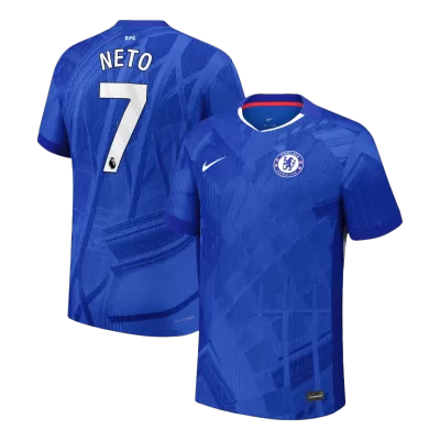 Camiseta Auténtica NETO #7 Chelsea 2025/26 Primera Equipación - Versión Jugador - camisetasfutbol