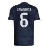 Calidad Premium Camiseta CAMAVINGA #6 Real Madrid 2025/26 Segunda Equipación -Versión Hincha - camisetasfutbol