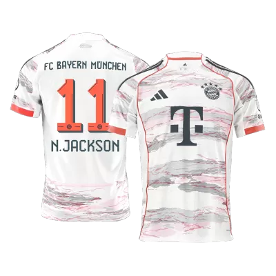 Camiseta N.JACKSON #11 Bayern Munich 2025/26 Segunda Equipación - Versión Hincha - camisetasfutbol