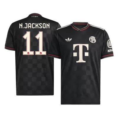 Camiseta N.JACKSON #11 Bayern Munich 2025/26 Tercera Equipación - Versión Hincha - camisetasfutbol
