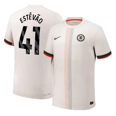 Camiseta Auténtica ESTÊVÃO #41 Chelsea 2025/26 Segunda Equipación - Versión Jugador - camisetasfutbol