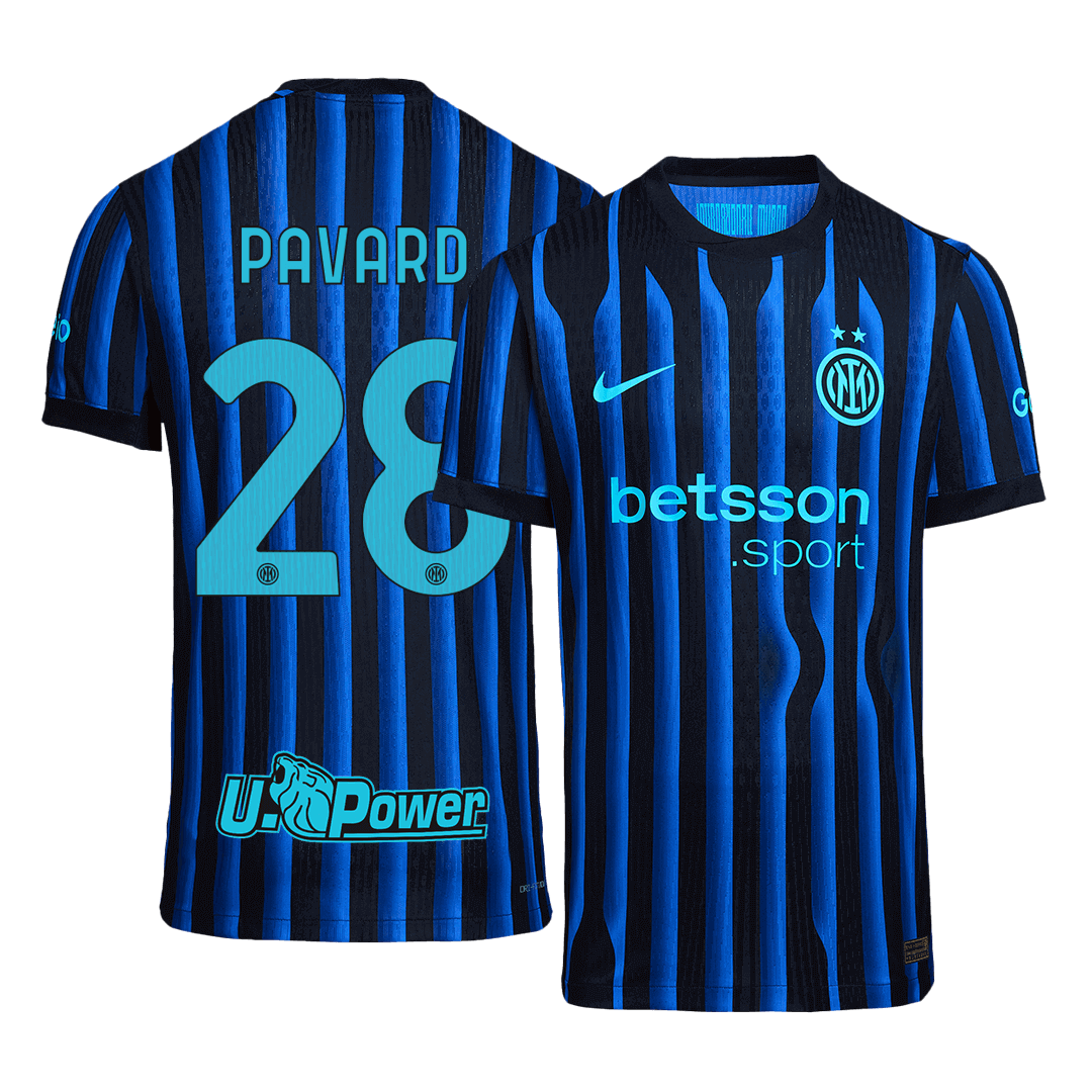 Camiseta Auténtica PAVARD #28 Inter de Milán 2025/26 Primera Equipación - Versión Jugador - camisetasfutbol