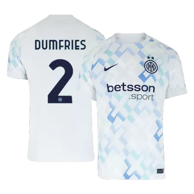 Camiseta DUMFRIES #2 Inter de Milán 2025/26 Segunda Equipación - Versión Hincha - camisetasfutbol