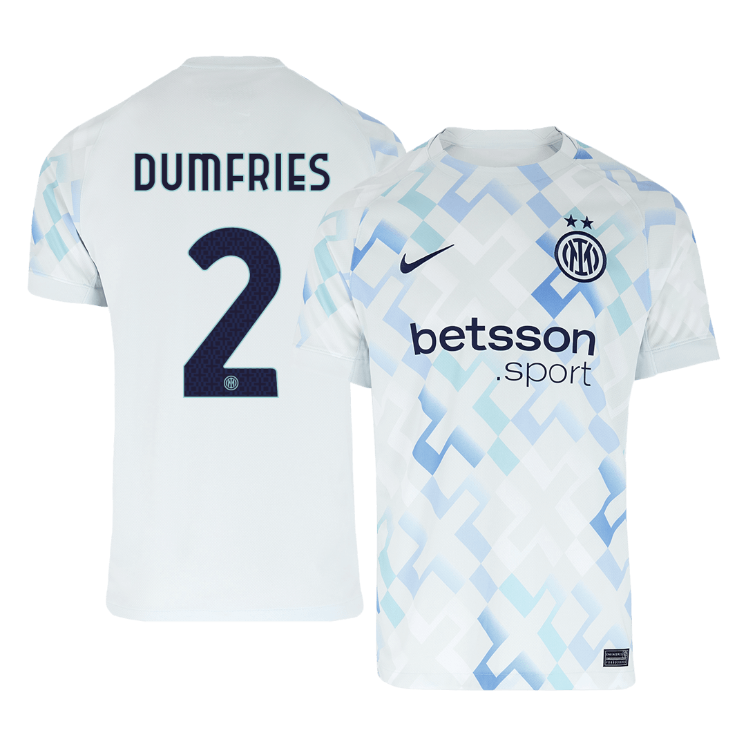 Camiseta DUMFRIES #2 Inter de Milán 2025/26 Segunda Equipación - Versión Hincha - camisetasfutbol