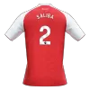 Calidad Premium Camiseta SALIBA #2 Arsenal 2025/26 Primera Equipación -Versión Hincha - camisetasfutbol