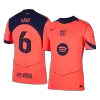 UCL Camiseta Auténtica GAVI #6 Barcelona 2025/26 Tercera Equipación - Versión Jugador - camisetasfutbol