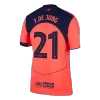 UCL Camiseta Auténtica F.DE JONG #21 Barcelona 2025/26 Tercera Equipación - Versión Jugador - camisetasfutbol