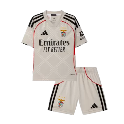 Miniconjunto Benfica 2025/26 Segunda Equipación Niño - camisetasfutbol