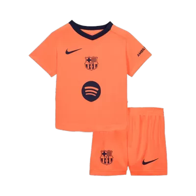 Miniconjunto Barcelona 2025/26 Tercera Equipación Niño - camisetasfutbol