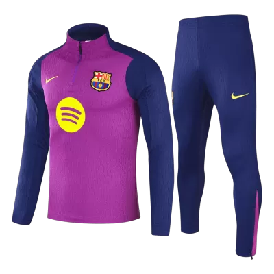 Conjunto Entrenamiento Barcelona 2025/26 Niño (Chándal de Media Cremallera + Pantalón) - camisetasfutbol