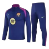 Conjunto Entrenamiento Barcelona 2025/26 Niño (Chándal de Media Cremallera + Pantalón) - camisetasfutbol