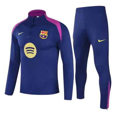 Conjunto Entrenamiento Barcelona 2025/26 Niño (Chándal de Media Cremallera + Pantalón) - camisetasfutbol