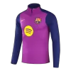 Conjunto Entrenamiento Barcelona 2025/26 Niño (Chándal de Media Cremallera + Pantalón) - camisetasfutbol