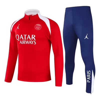 Conjunto Entrenamiento PSG 2025/26 Niño (Chándal de Media Cremallera + Pantalón) - camisetasfutbol