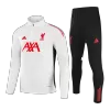 Conjunto Entrenamiento Liverpool 2025/26 Niño (Chándal de Media Cremallera + Pantalón) - camisetasfutbol