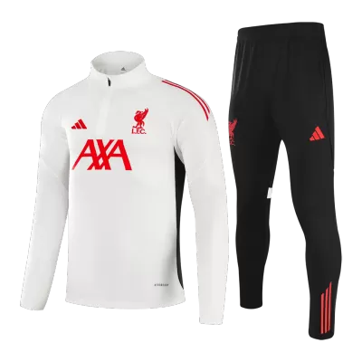 Conjunto Entrenamiento Liverpool 2025/26 Niño (Chándal de Media Cremallera + Pantalón) - camisetasfutbol