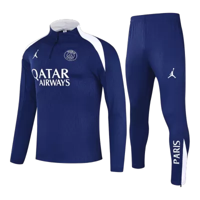 Conjunto Entrenamiento PSG 2025/26 Niño (Chándal de Media Cremallera + Pantalón) - camisetasfutbol