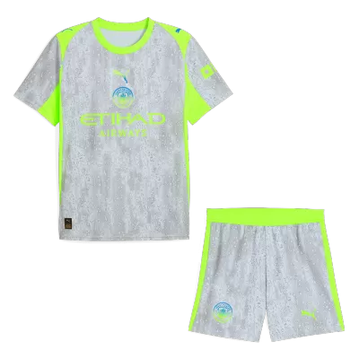 Conjunto Manchester City 
2025/26 Tercera Equipación - camisetasfutbol
