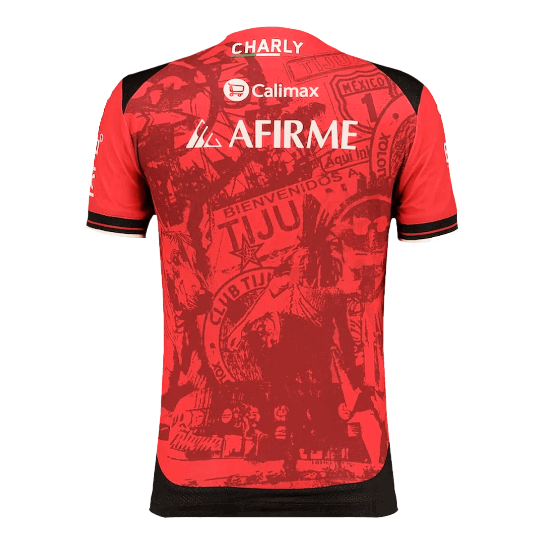 Camiseta Club Tijuana 2025/26 Primera Equipación - Versión Hincha - camisetasfutbol