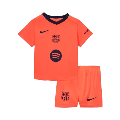 Miniconjunto Barcelona 2025/26 Tercera Equipación Niño - camisetasfutbol